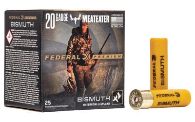 Federal Fed Bismuth 20 Gauge 3 Inch #5 25 Rounds