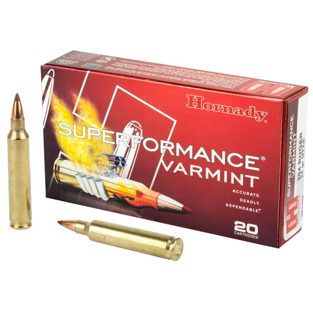 Hornady Superformance Varmint Rifle Ammo 204 Ruger 24 gr. NTX 20 rd.