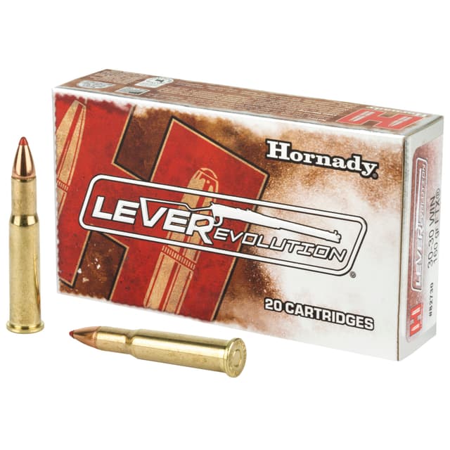 Hornady LEVERevolution Rifle Ammo 30-30 Win 160 gr. Flex Tip eXpanding 20 rd.