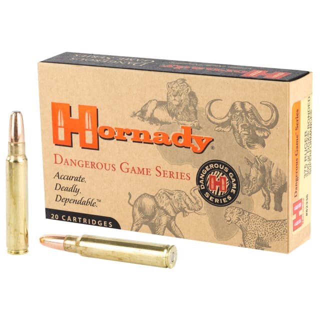 Hornady, Dangerous Game, 375 Ruger, Dgx bonded, 300 Grain, 20 Rounds