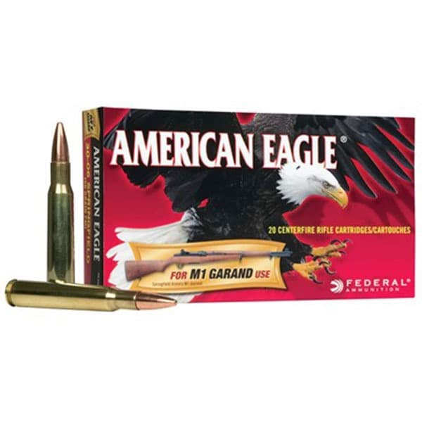 Federal American Eagle 30-06 Springfield FMJ 150 Grain 20 Rounds
