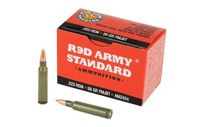 Red Army Standard Cent Arms 223 Remington Full Metal Jacket 56 Grain 20 Rounds
