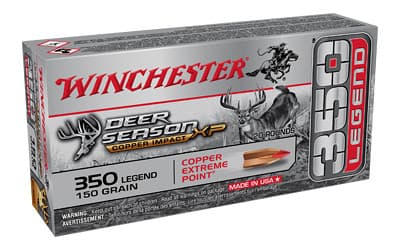 Winchester Deer Season XP 350 Legend Copper Impact 150 Grain 20 Rounds