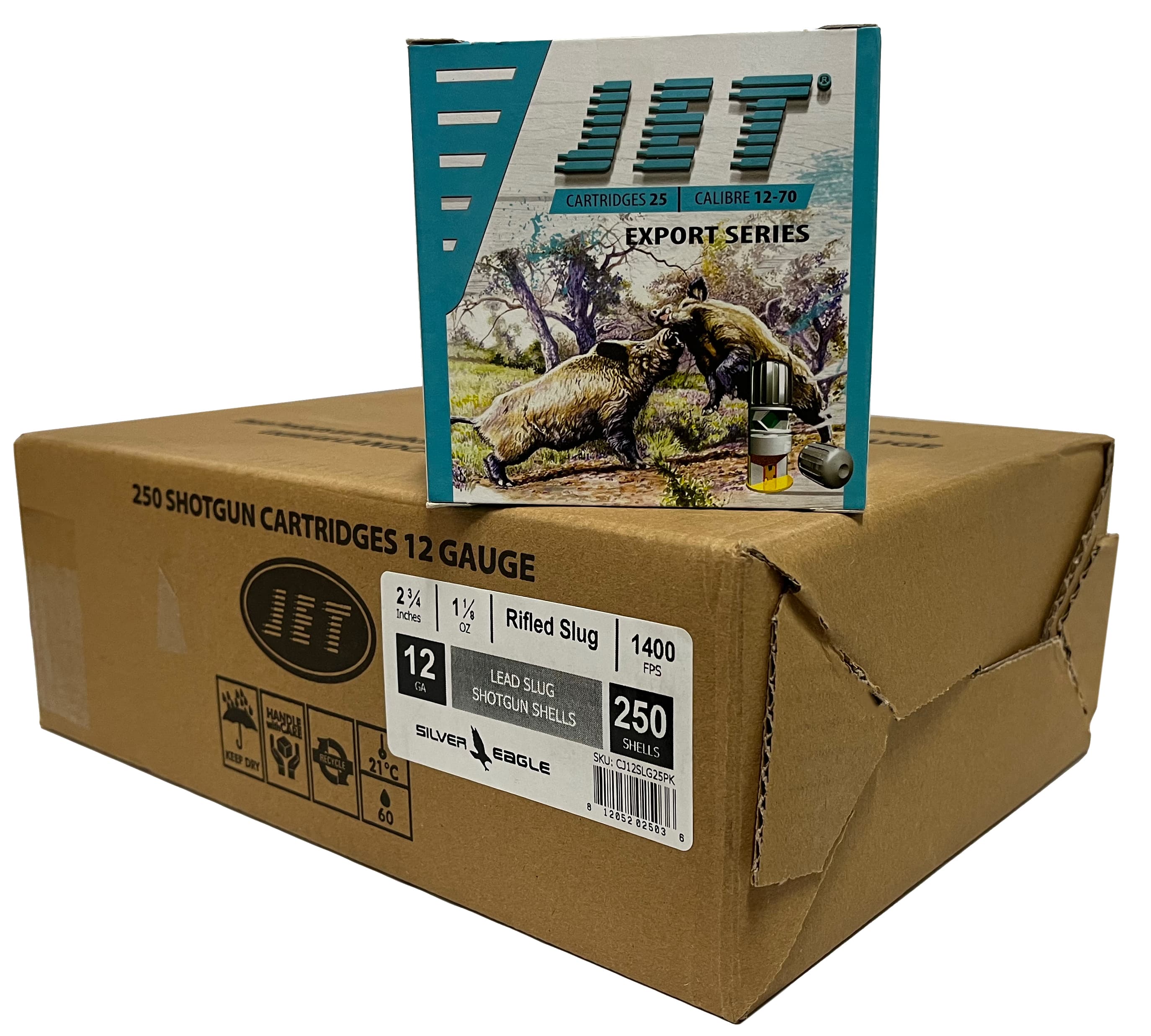 Tr Imports Jet 12ga 2.75 Rifled Slug 1400fps 250r