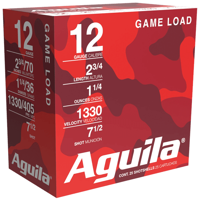 Aguila Ammunition 12 Gauge Birdshot #7.5 Shot 1.25 Ounce 25 Rounds