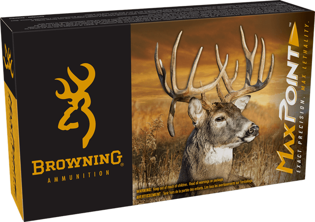 Browning Max Point 270 Winchester Soft Point 130 Grain 20 Rounds