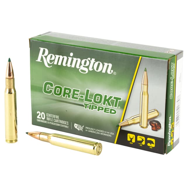 Remington Core-Lokt Tipped 30-06 Springfield Polymer Tip 165 Grain 20 Rounds