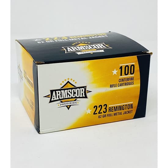 Armscor Range Value Pack 223 Remington Full Metal Jacket 62 Grain 100 Rounds