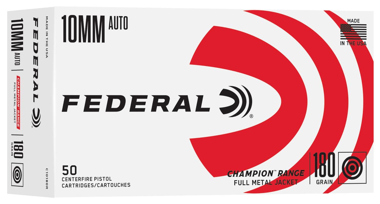 FDR 10MM 180GR RANGE FMJ 50RD