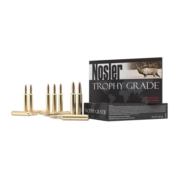 Nosler Trophy, 300 Weatherby Magnum, Partition Soft Point, 180 Grain, 20 Rounds