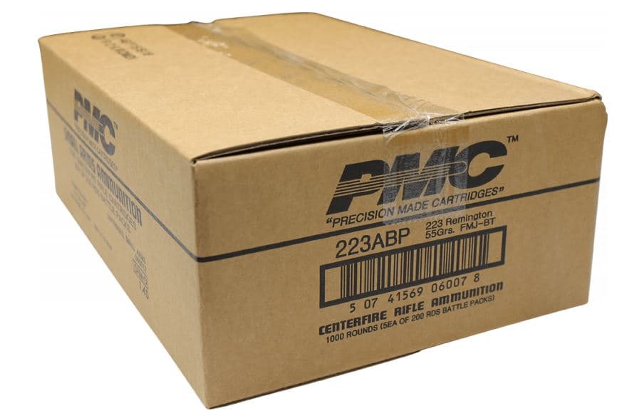 PMC Bronze .223 Remington FMJ-BT 55 Grain 1000 Rounds