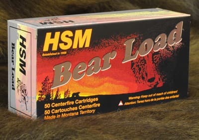 Hsm Bear Load 45-70 Gov Round Nose Flat Point 430 Grain 20 Rounds