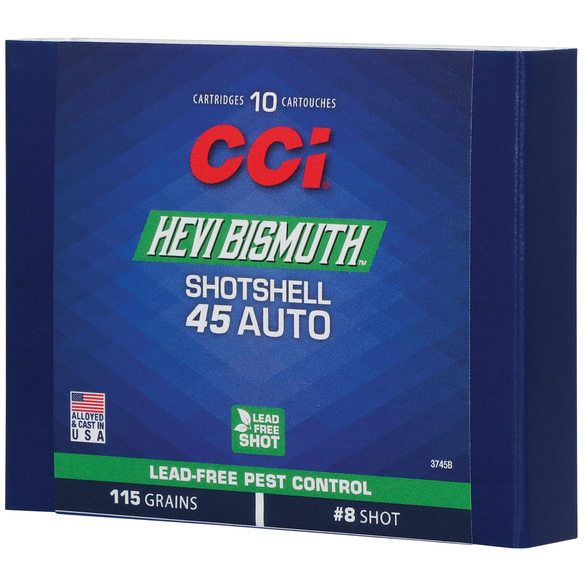 CCI Hevi Bismuth 45 ACP Shotshell 120 Grain 10 Rounds