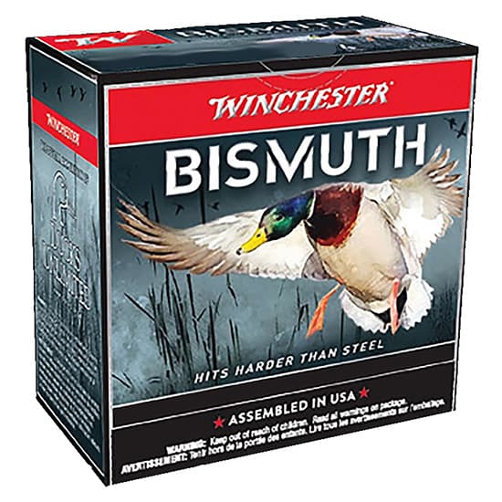 Winchester Bismuth Shotgun Load 20 Gauge Bismuth Shot 1 1/8 Ounce 25 Rounds