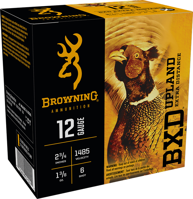 Browning BXD Upland 12 Gauge Nickel-Plated Lead 1 3/8 Ounce 25 Rounds