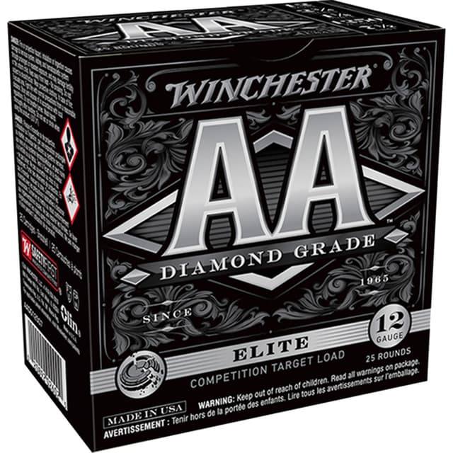 Winchester Aa Diamond Grade Load 12 Gauge Shot 1 1/8 Ounce 25 Rounds