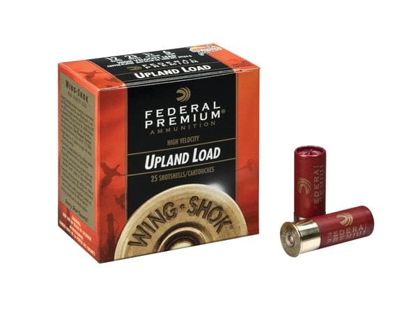 Federal Premium Upland Wing-Shok 20 Gauge Copper Plated Shot 1 Ounce 25 Rounds