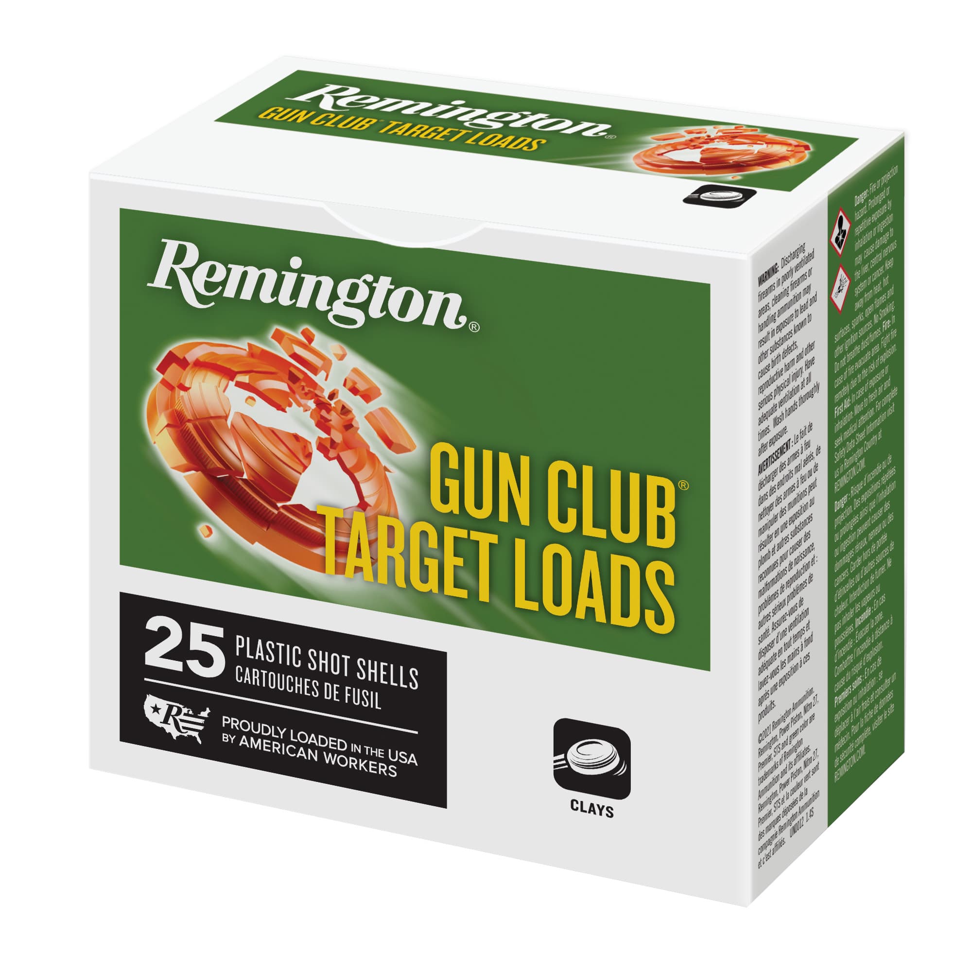 Remington GC121 12 Gauge 8 Lead Shot 25 Grain 25 Rounds