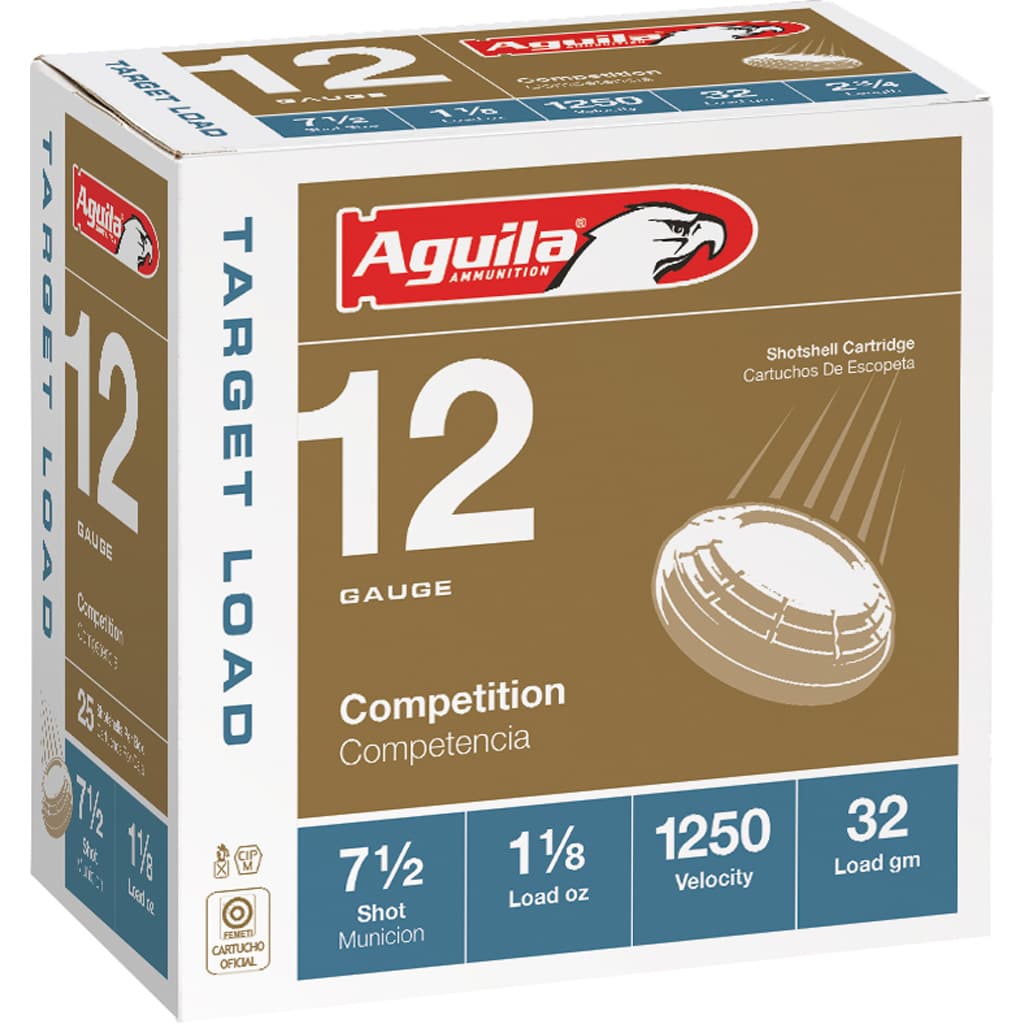 Aguila Ammunition Target 12 Gauge Birdshot 1-1/8 Ounce 7.5 Shot 25 Rounds