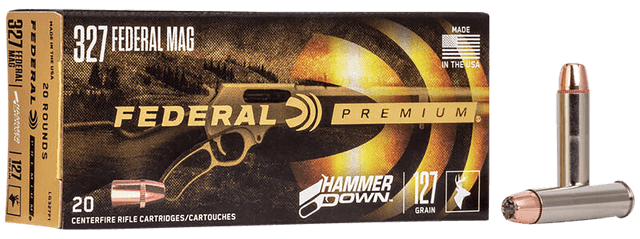 Federal Premium HammerDown 327 Federal Magnum Bonded Hollow Point 127 Grain 20 Rounds