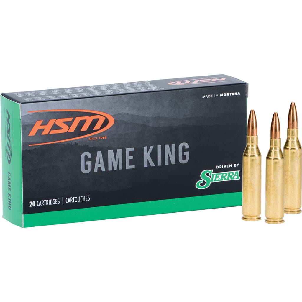 HSM Game King 280 Remington Sierra Spitzer Boat Tail 140 Grain 20 Rounds