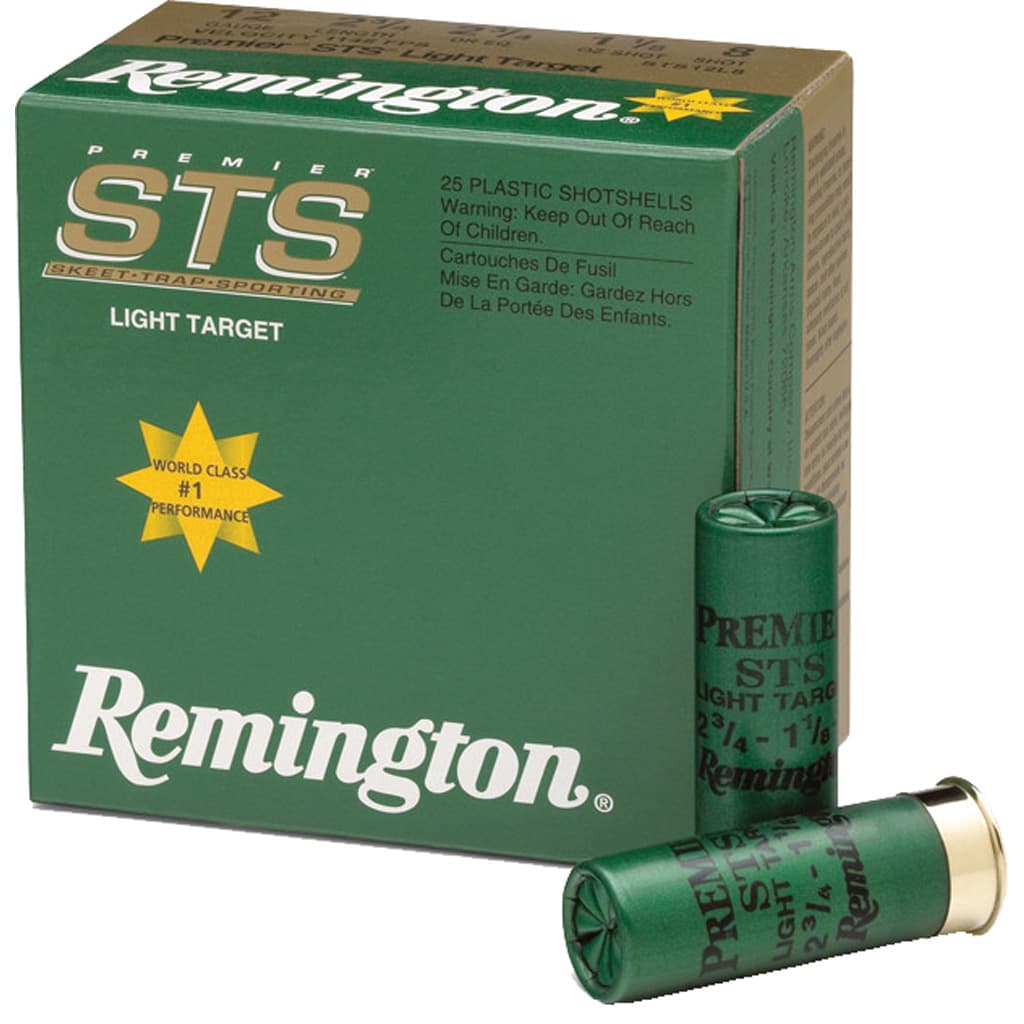 Remington Premier STS 12 Gauge 8 Shot 1 1/8 Grain 250 Rounds
