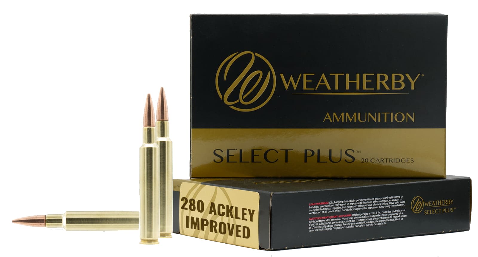 Weatherby 280 Ackley Improved Berger Elite Hunter 175 Grain 20 Rounds