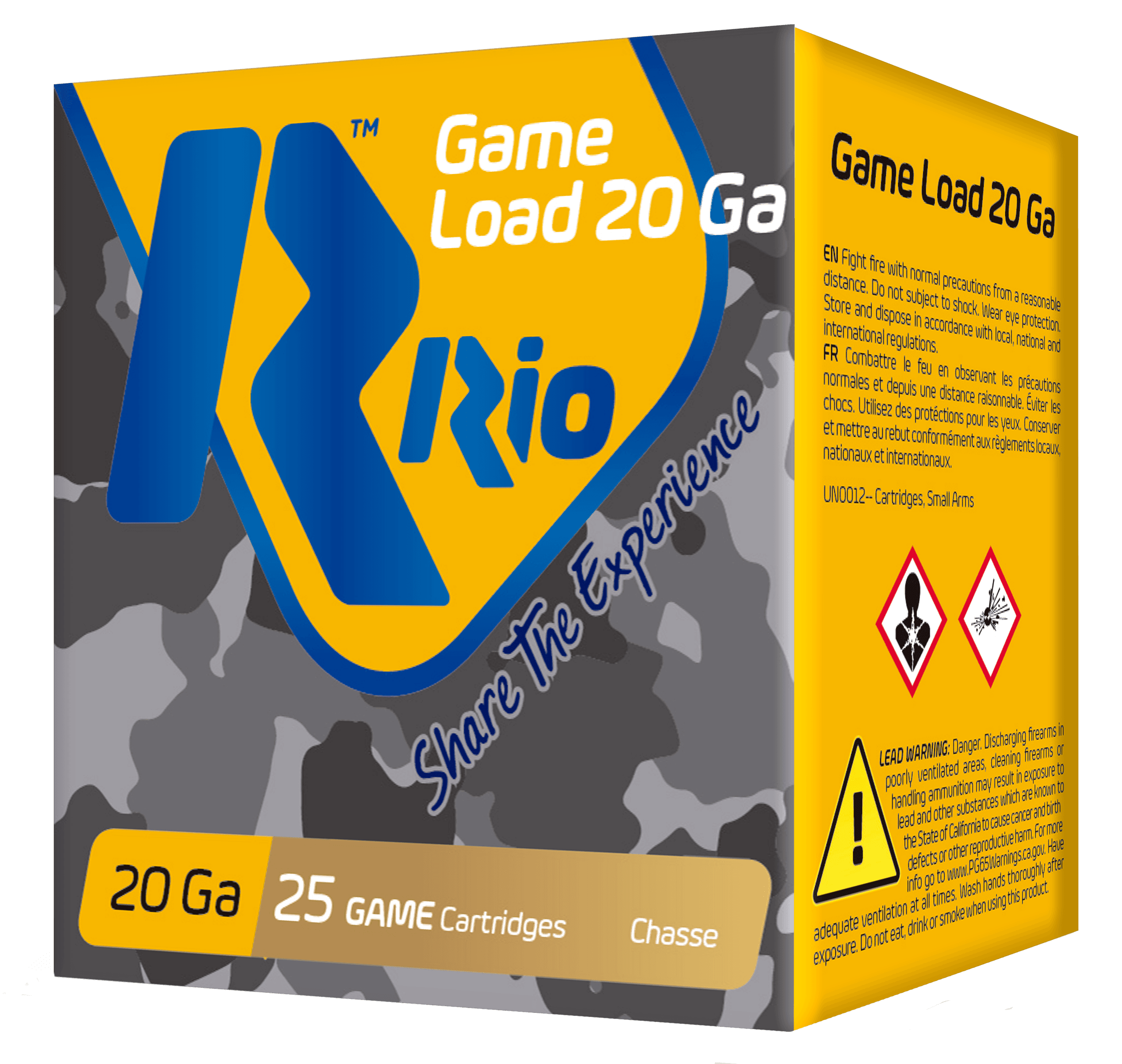 Rio Ammunition RC208 Game Load  20Gauge 2.75" 1oz 8Shot 25 Rounds