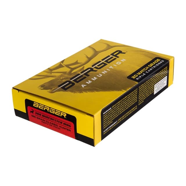 Bergara 300 Winchester Magnum Hybrid Boat Tail 185 Grain 20 Rounds