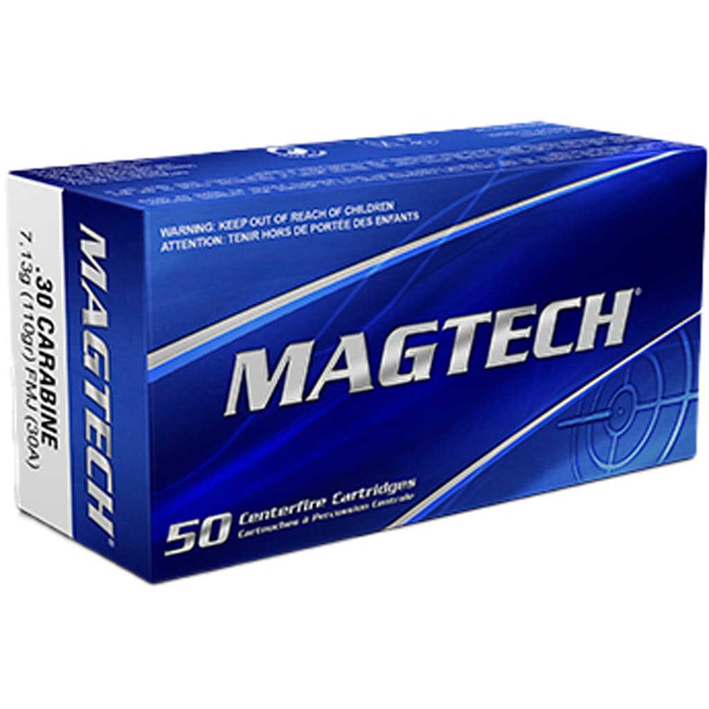 Magtech Standard 30 Carbine Full Metal Jacket 110 Grain 50 Rounds
