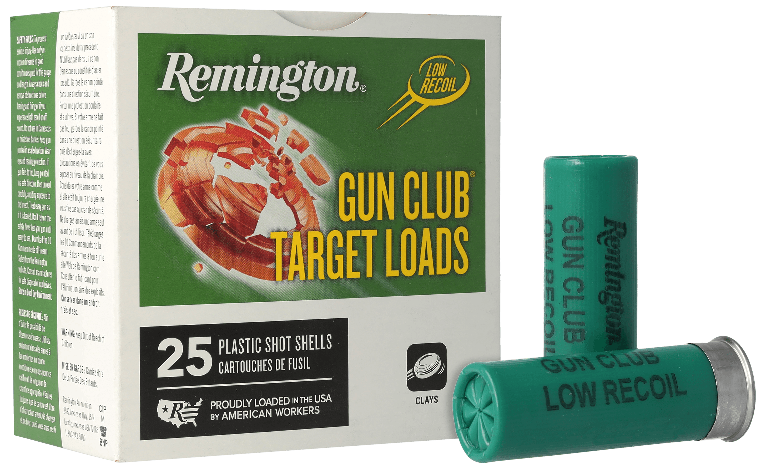 Remington Gun Club 12 Gauge 8 Shot 1 1/8 Ounce 25 Rounds
