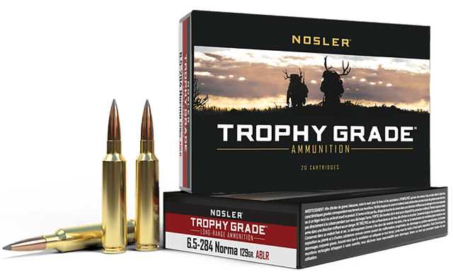 Nosler Trophy Grade Long Range 6.5mmx284 Norma AccuBond Sp 129 Grain 20 Rounds