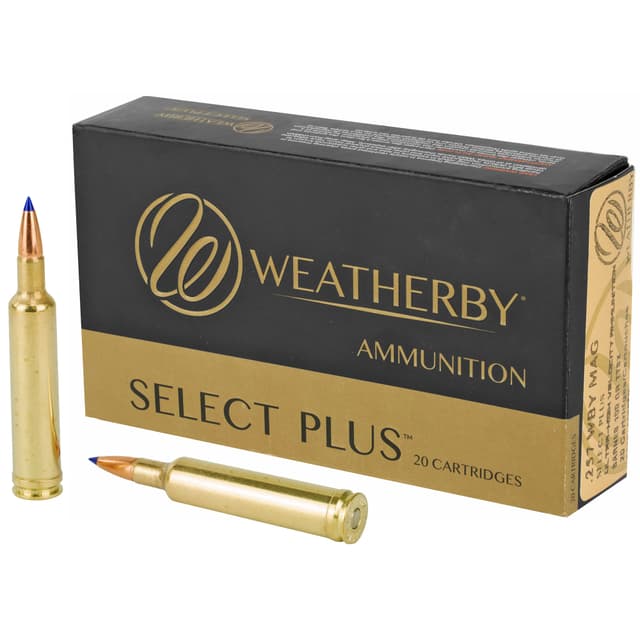 Weatherby Select Plus .257 Weatherby Magnum Tipped Triple Shock X 100 Grain 20 Rounds
