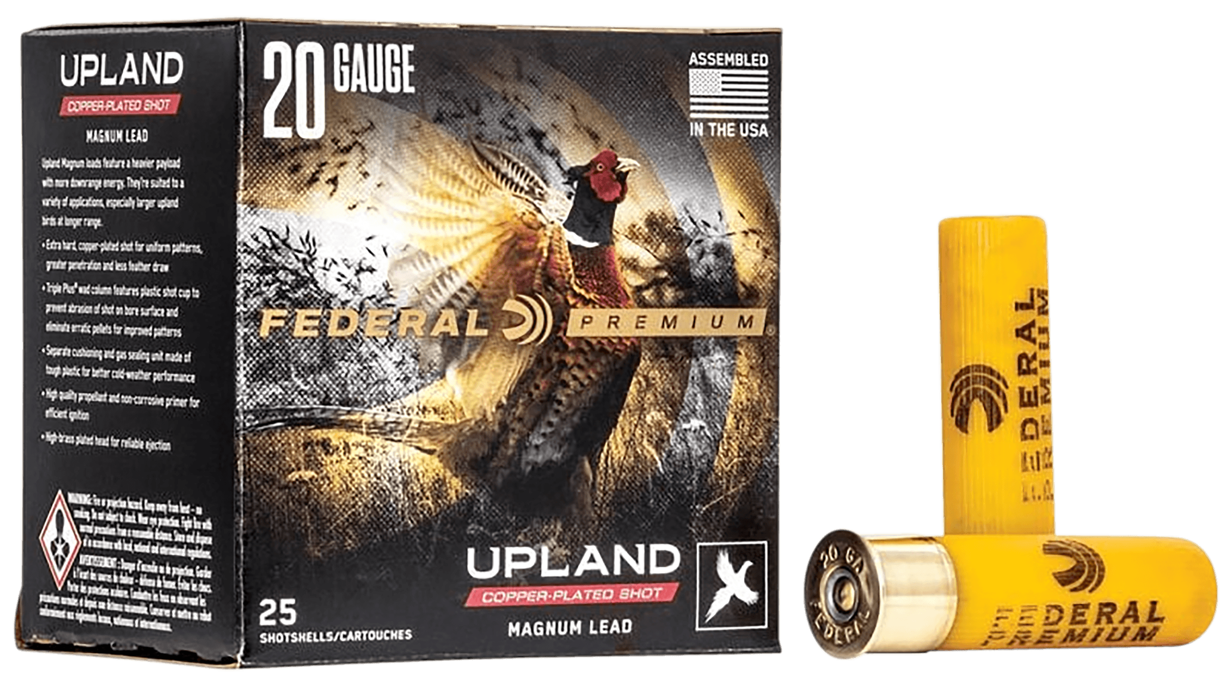 Federal Premium Wing-Shok Magnum 20 Gauge 1 1/4oz 6 Shot 25 Rounds