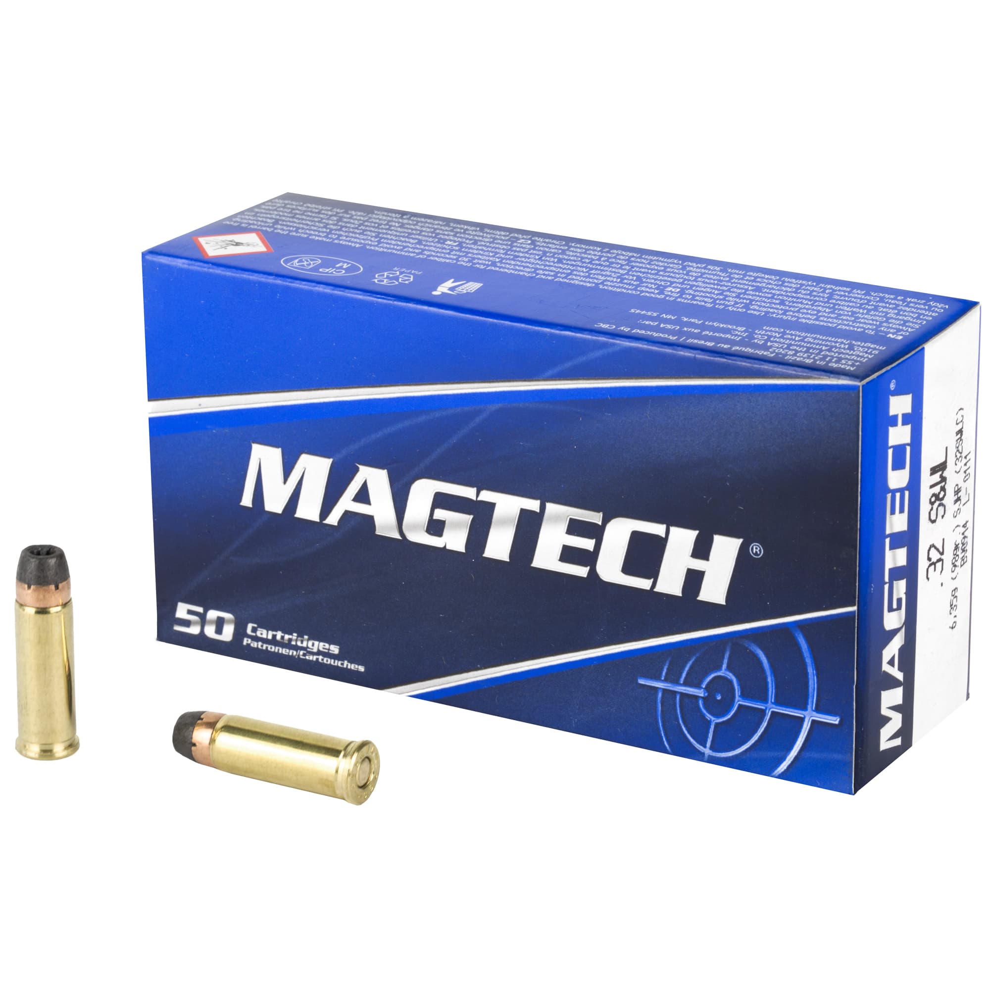 Magtech Range Training 32 S&W Long Semi Jacketed Hollow Point 98 Grain 50 Rounds