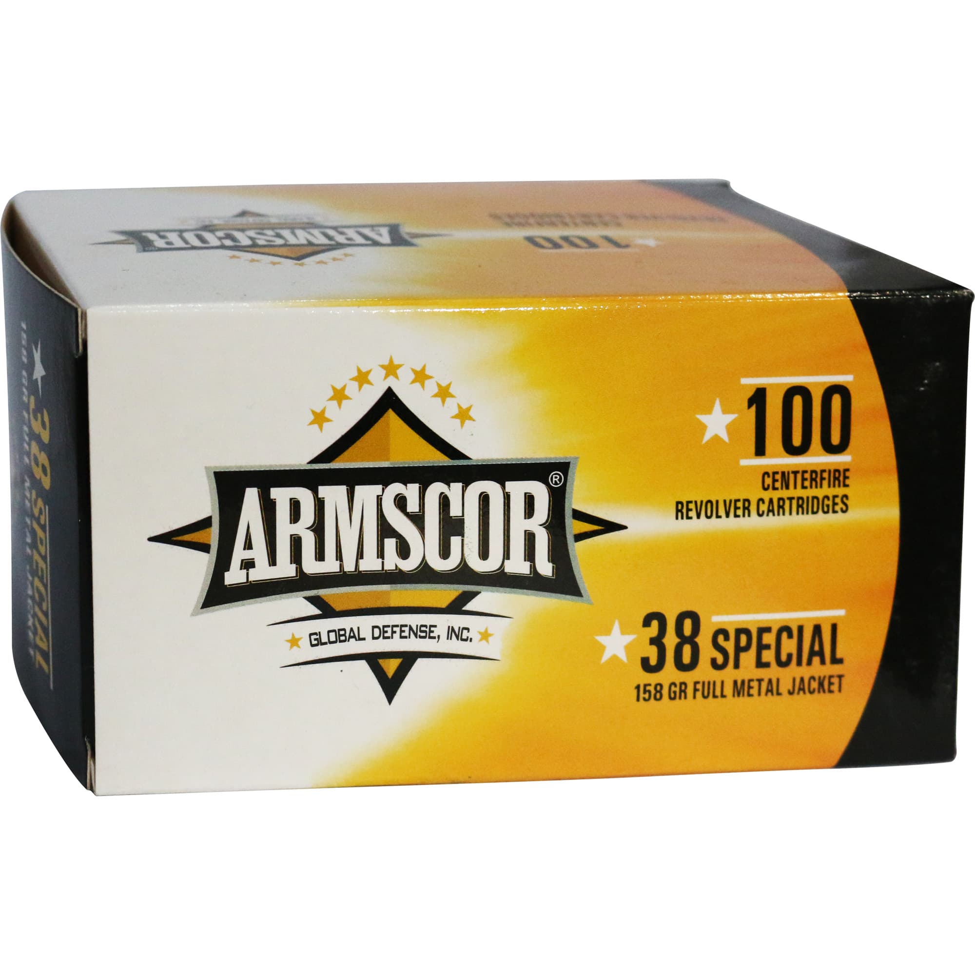 Armscor Range Value Pack 38 Special Full Metal Jacket 158 Grain 100 Rounds