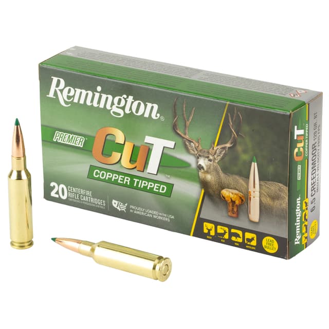 Remington Premier 6.5 Creedmoor Copper 120 Grain 20 Rounds