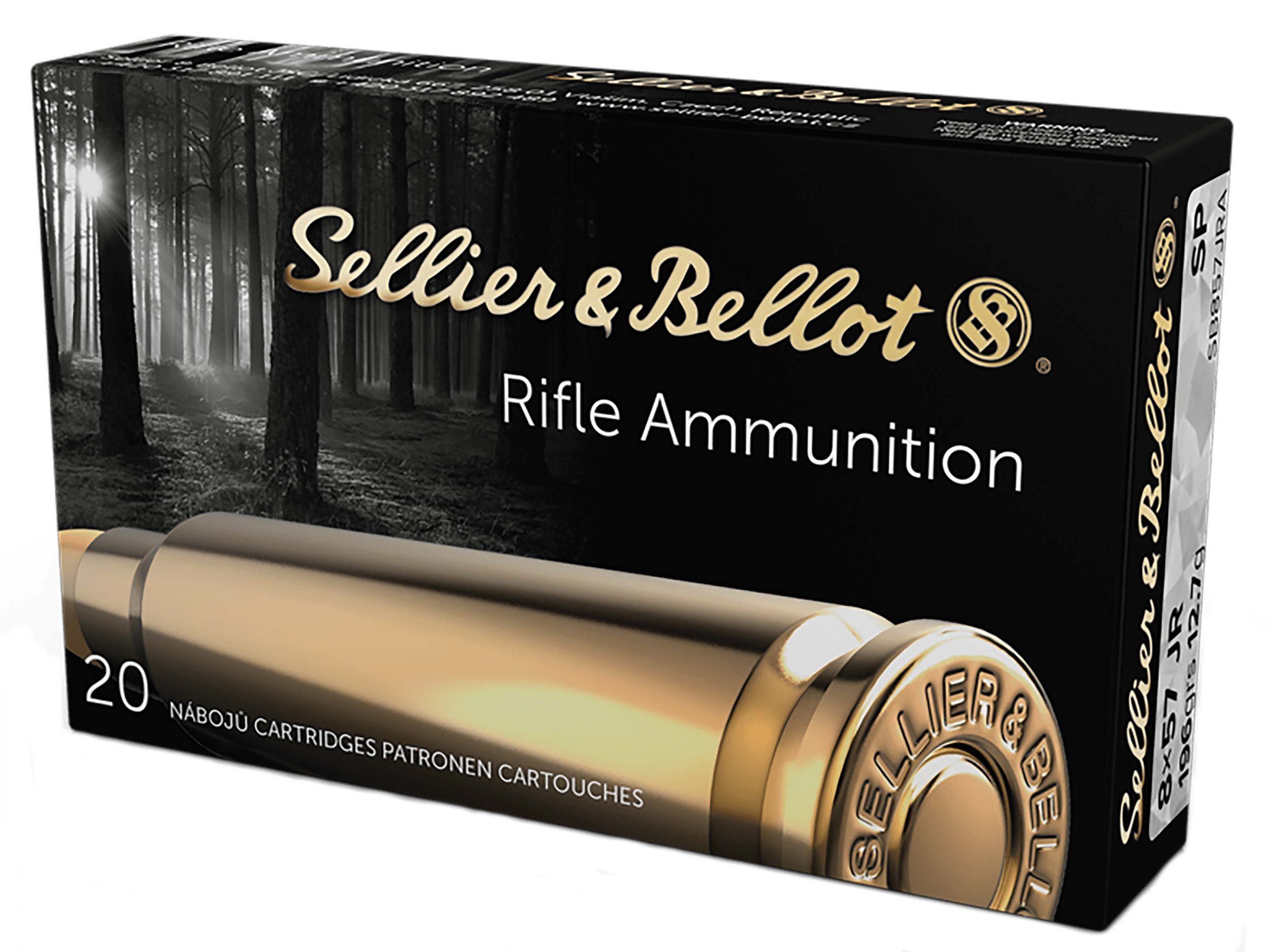 Sellier & Bellot SB857JRA 8x57mmJR Soft Point 196 Grain 20 Rounds