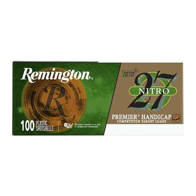 Remington Nitro 27 12 Gauge Shotshells #8 1-1/8 Ounce 100 Rounds