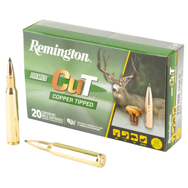 Remington Premier Cut 270 Winchester Copper 130 Grain 20 Rounds