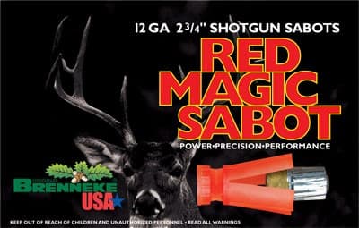 Brenneke Red Magic Sabot Slugs 12 ga. 2 3/4 in. 1 oz. 5 rd.
