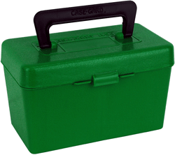 MTM Deluxe Handled Rifle Ammo Case Extra Large Green 50 rd.