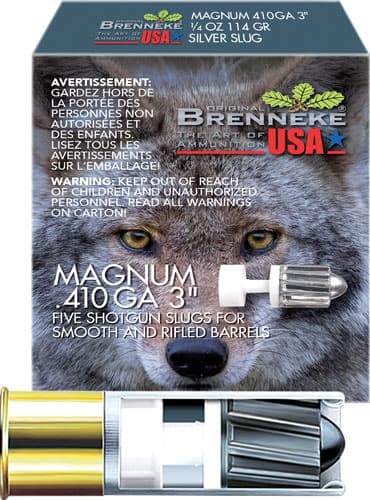 Brenneke Magnum Slugs 410 3 in. 1/4 oz. 5 rd.