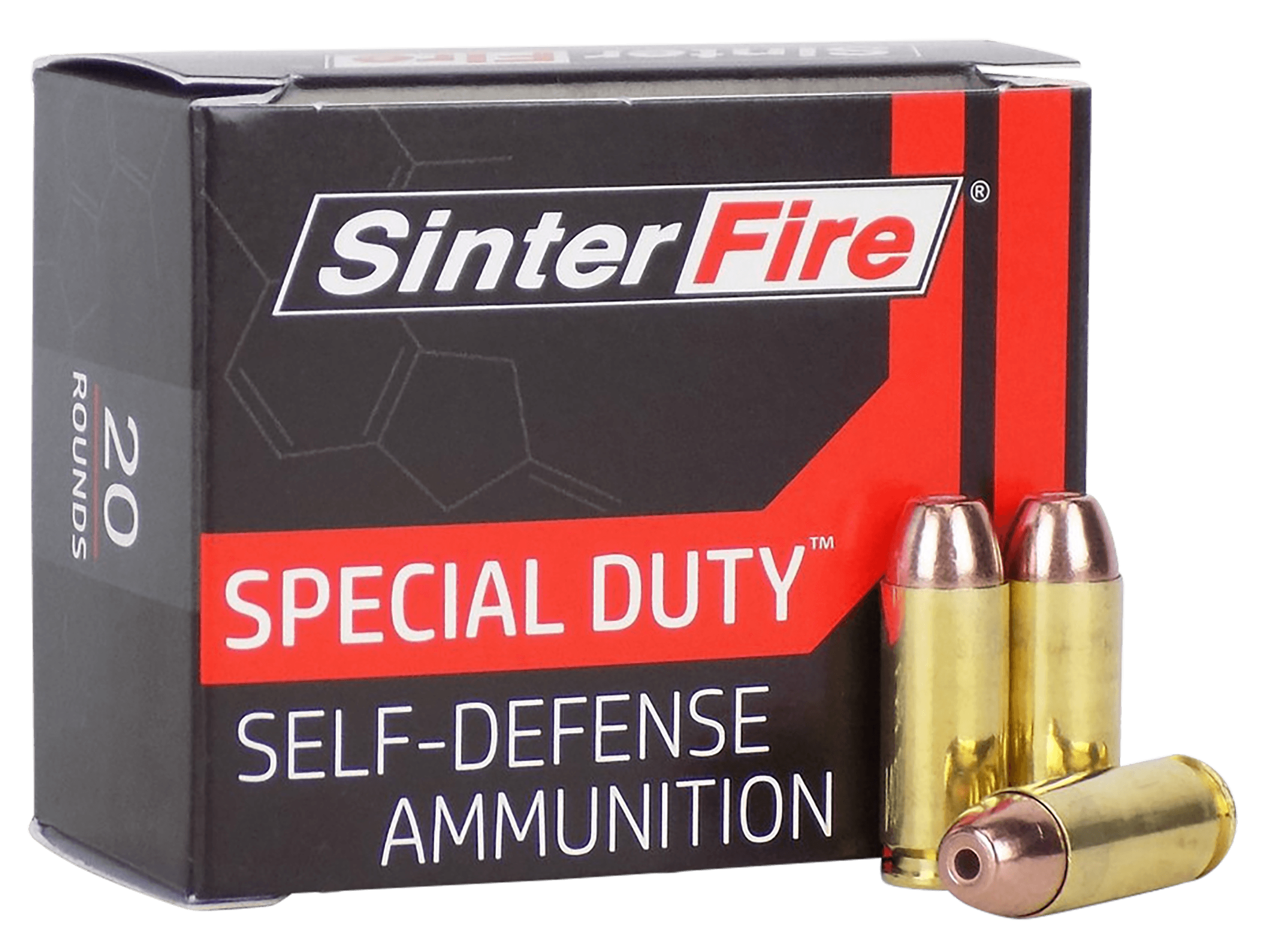 Sinterfire Special Duty Pistol Ammo 10mm 125 gr. HP 20 rd.