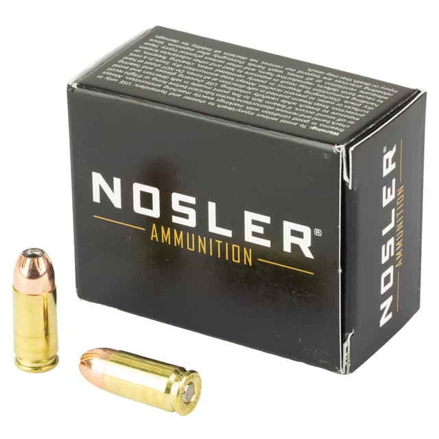 Nosler Asp 9mm Luger Jacketed Hollow Point 147 Grain 20 Rounds