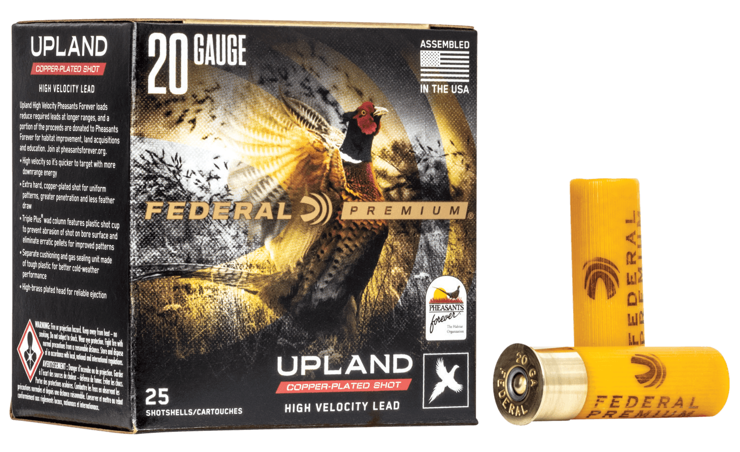 Federal Premium Wing-Shok 20 Gauge 7.5 Shot 1 Ounce 25 Rounds