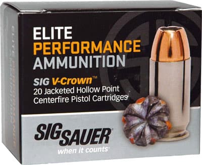 Sig Sauer, Elite, .357 Magnum, Jacketed Hollow Point, 125 Grain, 20 Rounds