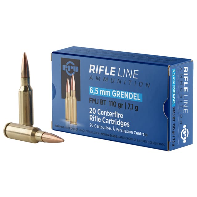 Prvi Partizan PPU PP6GF 6.5 Grendel Full Metal Jacket 110 Grain 20 Rounds