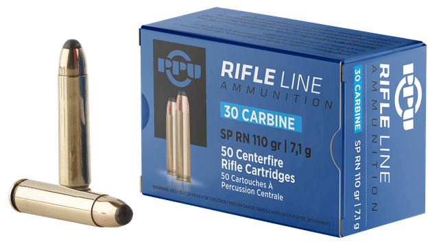 Prvi Partizan PPU PP30S 30 Carbine Soft Point 110 Grain 50 Rounds