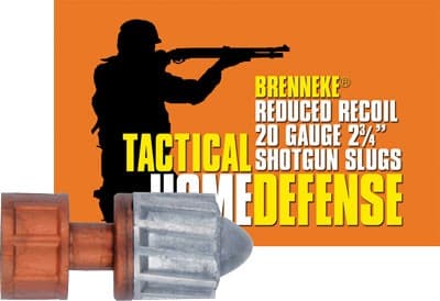 Brenneke Tactical Home Defense Slugs 20 ga. 2 3/4 in. 3/4 oz. 5 rd.